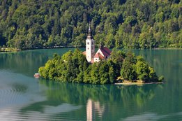 Slovenya’da Bled Gölü