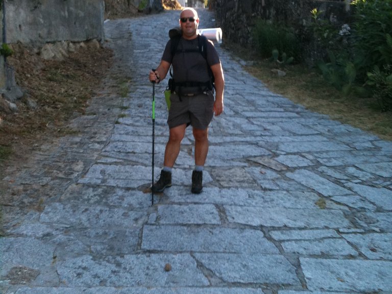 [Translate to Turkey Turkish:] Patient on his way to the Camino de Santiago route
