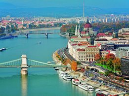 Danube manzaralı Budapeşte